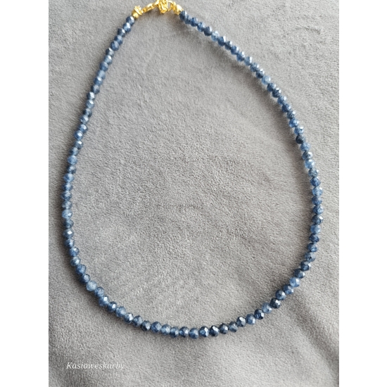 Naszyjnik z kamieni kyanit